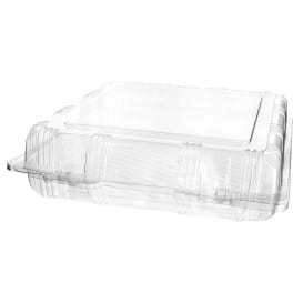 Envase Tapa Bisagra para Respotería PET 22x22x6cm (220 Uds)