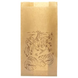 Bolsa de Papel "Siega" Kraft 18+7x50cm (250 Uds)