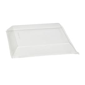 Tapa de Plástico PET Transparente 23x23cm (100 Uds)