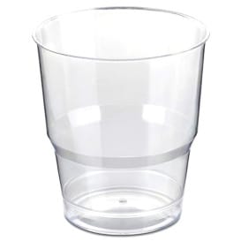 Vaso Plastico Enfundado PS Cristal Duro 250ml (50 Uds)