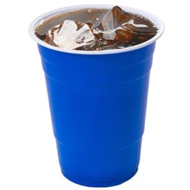 Vaso Azul Americano para Fiestas 550ml (25 Uds)