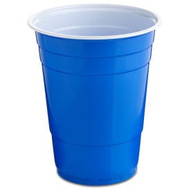 Vaso Azul Americano para Fiestas 550ml (400 Uds)