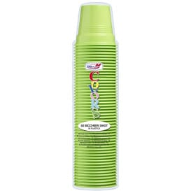 Vaso de Plástico PS Verde Lima 80ml Ø5,7cm (1500 Uds)