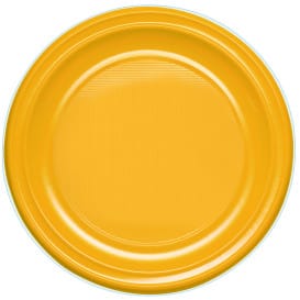 Plato de Plastico PS Llano Mango 220 mm (30 Uds)