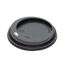 Tapa Agujero Negra Vaso 12, 16 y 22 Oz Ø9,0cm (1000 Uds)