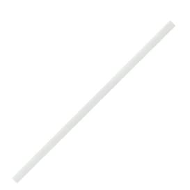 Pajita Recta de Papel Blanco Ø6mm 19,7cm (500 Uds)