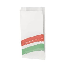 Bolsa para Hamburguesa Antigrasa Rayas 14+5x23cm (125 Uds)