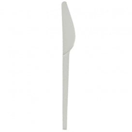 Cuchillo Biodegradable CPLA Blanco 165mm (1000 Uds)