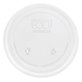 Tapa Tarrina Compostable PLA 235,355,470,940ml (50 Uds)