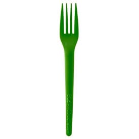 Tenedor Compostable CPLA Verde 17,0 cm (1.000 Uds)