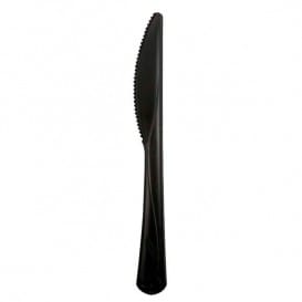 Cuchillo Compostable CPLA Premium Negro 18,3 cm (50 Uds)