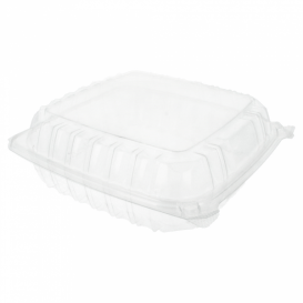 Tarrina Tapa Bisagra OPS "Clear Seal" 4070ml (100 Uds)
