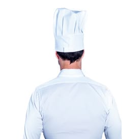 Gorro Cocinero Chef Algodón Blanco (1 Unidad)