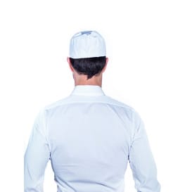 Gorro Cocinero Rejilla Algodón Blanco (1 Unidad)