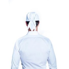 Gorro Cocinero Pirata Algodón Blanco (1 Unidad)