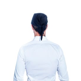 Gorro Cocinero Pirata Algodón Blanco (25 Uds)