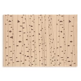 Mantel Individual "Day Drap"  Líneas Verdes 32x45cm (12 Uds)
