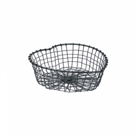 Cesta Corazón de Acero Negro 280x270x90mm (1 Ud)
