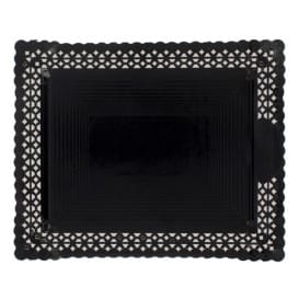 Bandeja de Carton Blonda Negra 22x27 cm (100 Uds)