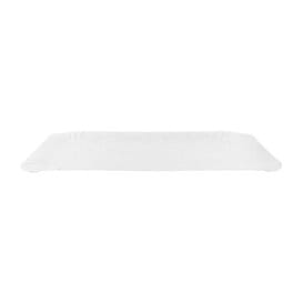 Bandeja de Carton Rectangular Blanca 12x19 cm (100 Uds)