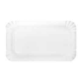 Bandeja de Carton Rectangular Blanca 9x15 cm (1300 Uds)