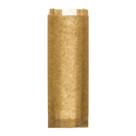 Bolsa de Papel Kraft Ventana "Espigas" 10+4x29cm (125 Uds)