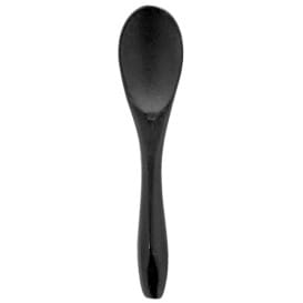 Cucharita de Bambu en color negro 9cm (500 Uds)