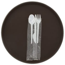 Set Cubiertos Plastico Tenedor, Cuchillo y Cuchara (25 Uds)