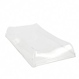 Tapa de Plastico para Bandeja de 12x22cm (300 Uds)