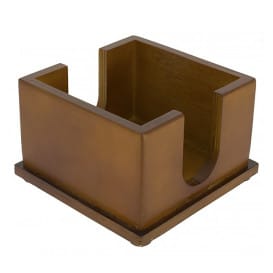 Servilletero para Cocktail de Madera (1 Ud)