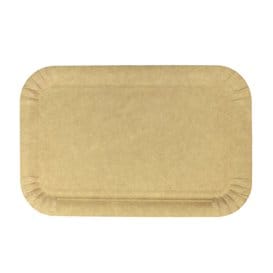 Bandeja de Carton Rectangular Kraft 12x19 cm (1400 Uds)