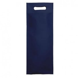 Bolsa Termosellada con Fuelle en Base Azul Marino 17x40+10cm 80g (25 Uds)