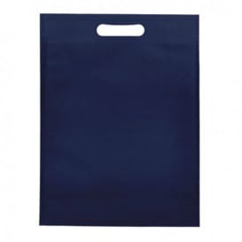 Bolsa Termosellada con Fuelle en Base Azul Marino 17x22,5+5cm 80g (25 Uds)