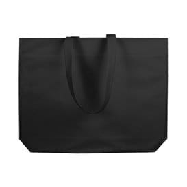 Bolsa Tela TNT Asa Larga Negra 42+10x40cm (25 Uds)