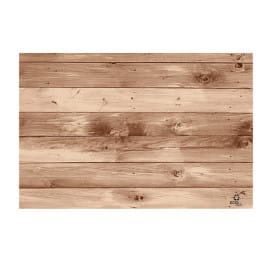 Mantel Individual Papel 30x40cm Kraft "Madera" 40g (1.000 Uds)