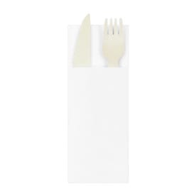 Servilleta Portacubiertos de Papel Blanco 30x40cm (1200 Uds)