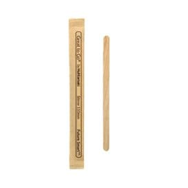 Paletina de Madera para Café Enfundada 11cm (1000 Uds)