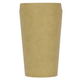 Vaso Antigrasa Carton Efecto Kraft con Solapa 16Oz/480ml (50 Uds)