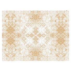 Mantel de Papel Cortado 1x1m "Mosaico" Beige 40g/m² (400 Uds)