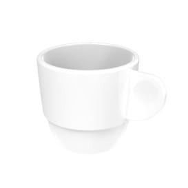 Taza Reutilizable SAN "Espresso" Blanco 80ml (36 Uds)