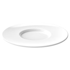 Plato Reutilizable SAN para Taza "Cappuccino" Blanco 166ml (36 Uds)