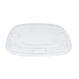 Tapa de Plástico rPET Transparente de 13x13cm (50 uds)