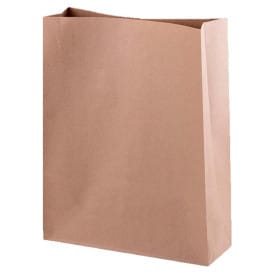 Bolsa de Papel Sin Asas Kraft 35+18x33cm (250 Uds)