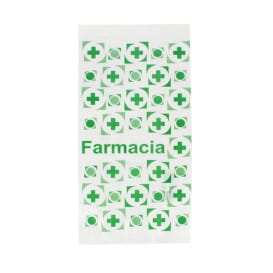 Bolsa de Papel Blanca Farmacia 14+7x28cm (1000 Uds)