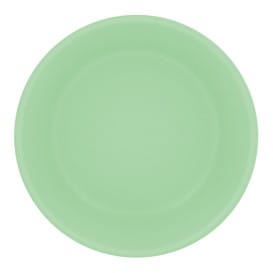 Plato Reutilizable Durable PP Mineral Verde Ø18cm (54 Uds)