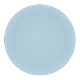 Plato Reutilizable Durable PP Mineral Azul Ø18cm (54 Uds)