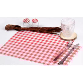 Mantel Individual de Papel "Vichy" 30x40cm 40g/m² (1.000 Uds)