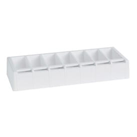 Dispensador ABS para Adhesivos en Rollo Blanco 49,5x19,5x7,5cm (1 Ud)