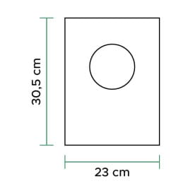 Bolsa Mercado 100% Biodegradable 23x30,5cm (100 Uds)