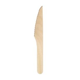 Cuchillo de Madera Desechable 16,5cm (1.000 Uds)